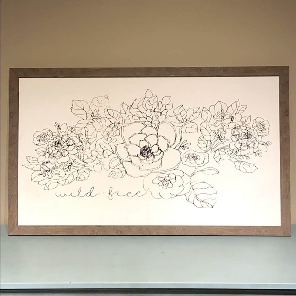 Wild and free minimalistic wall art!
